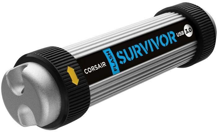 Corsair Flash Survivor USB 3.0 128GB, hlinÃ­kovÃ½, superodolnÃ½, vodotÄsnÃ½ do 200m