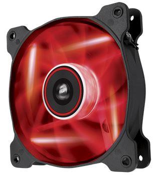 Corsair Air Series AF120 LED Red Quiet Edition, 120mm vent., 25dBA, Single pack