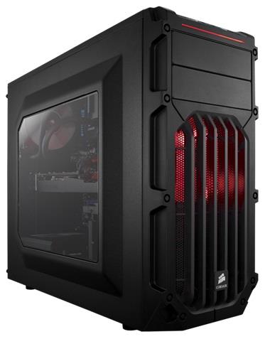 Corsair PC skÅÃ­Å Carbide Seriesâ¢ SPEC-03 RED LED Mid Tower Gaming, vÄtrÃ¡k 120mm