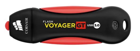 Corsair Flash Voyager GT USB3.0 128GB, gumovÃ½ povrch, vodÄ odolnÃ½, 230/160MB/s