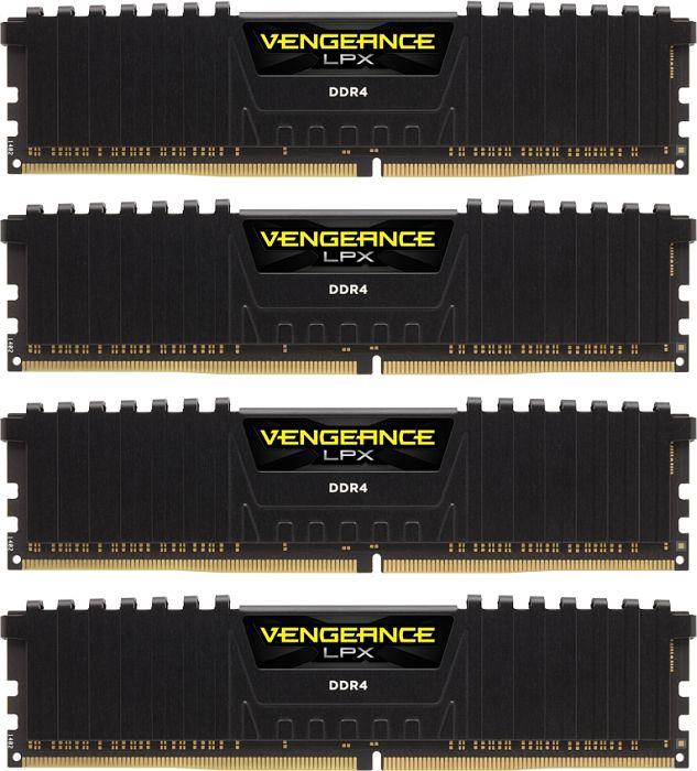 Corsair Vengeance LPX 16GB (Kit 4x4GB) 2400MHz DDR4 CL14 DIMM 1.2V, ÄernÃ½