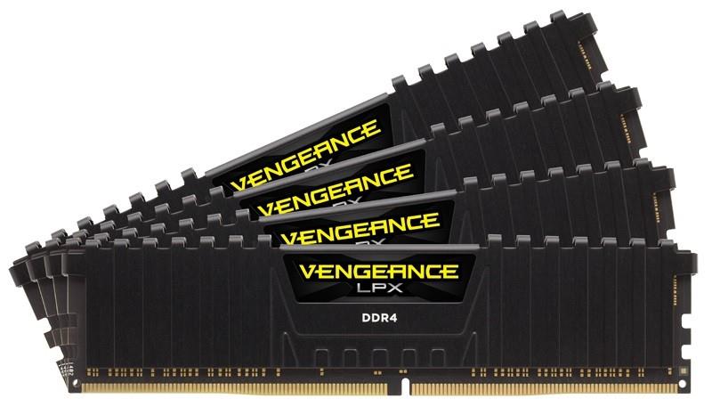 Corsair Vengeance LPX 16GB (Kit 4x4GB) 2133MHz DDR4 CL15 DIMM 1.2V, ÄernÃ½
