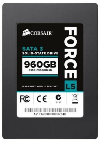 Corsair SSD Force LS Series 960GB SATA III 2.5'' (560MB/s; 540MB/s), 7mm