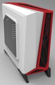 Corsair case Carbide Series SPEC-ALPHA, Atx, Micro Atx, Mini Itx, white&red