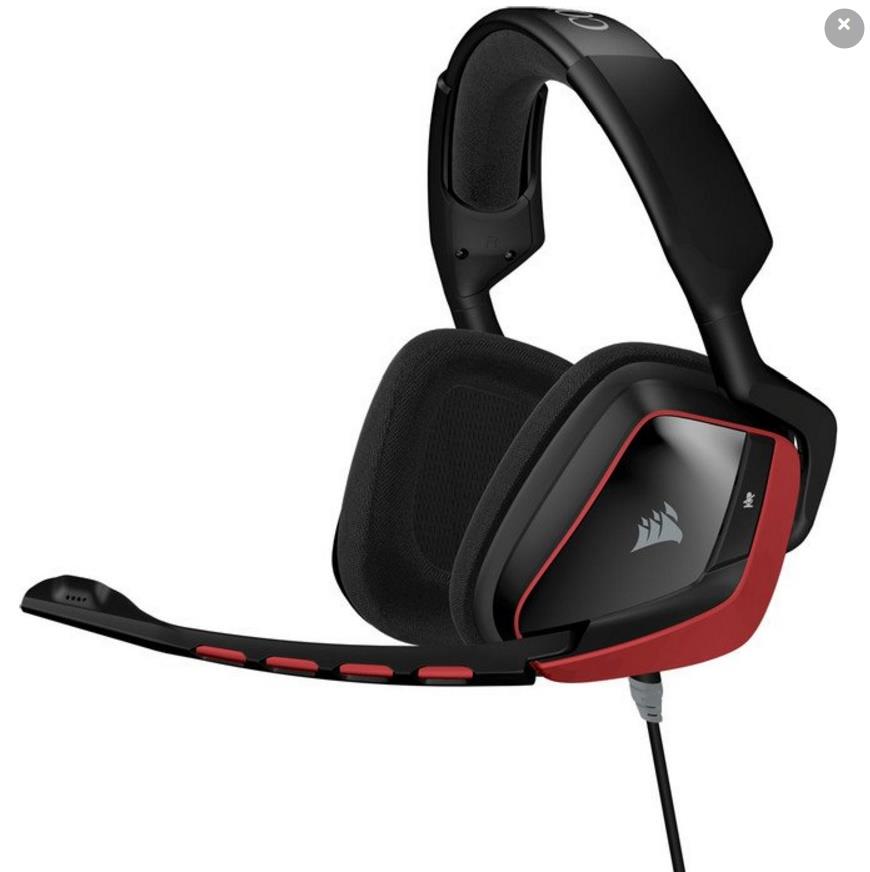 Corsair Hybrid Stereo Gaming Headset with Dolby 7.1 USB Adapter