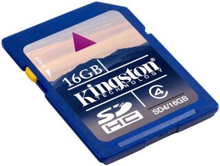 Kingston SDHC karta 16GB Class 4