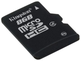 Kingston Micro SDHC karta 8GB Class 4