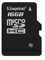 Kingston Micro SDHC karta 16GB Class 4