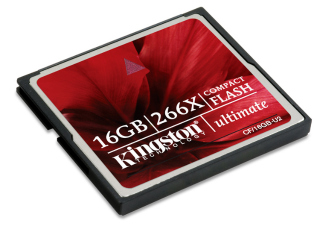 Kingston CompactFlash karta 16GB Ultimate 266x, 40/45MB/s, MediaRECOVER SW