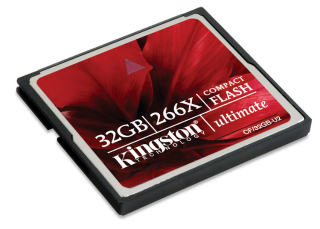 Kingston CompactFlash karta 32GB Ultimate 266x, 40/45MB/s, MediaRECOVER SW