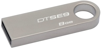 Kingston DataTraveler SE9 8GB USB 2.0 kovovÃ½ flashdisk malÃ½ch rozmÄrÅ¯