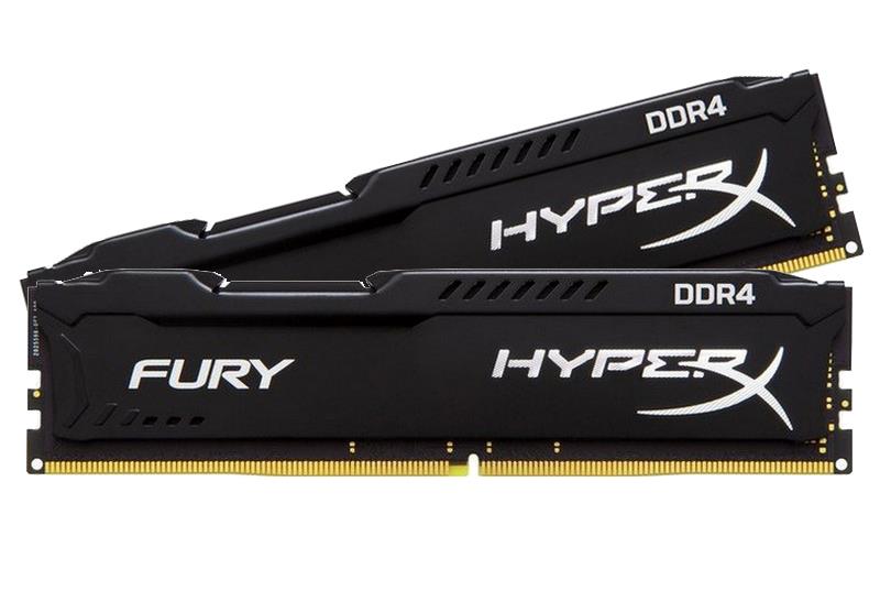 HyperX Fury 2x8GB 2400MHz DDR4 CL15 DIMM, ÄernÃ½