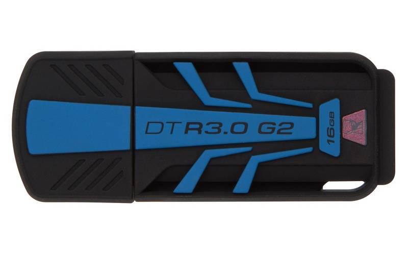 Kingston DataTraveler R30 16GB USB 3.0 odolnÃ½ flashdisk Äerno-modrÃ½, 120/25MB/s