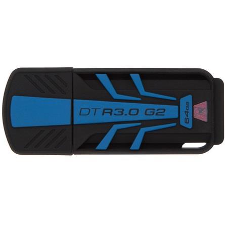 Kingston DataTraveler R30 64GB USB 3.0 odolnÃ½ flashdisk Äerno-modrÃ½, 120/45MB/s