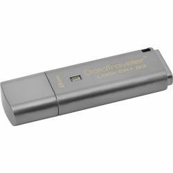Kingston DataTraveler Locker+ G3 8GB USB 3.0, 100% HW Å¡ifr., kovovÃ½, PRO POTISK