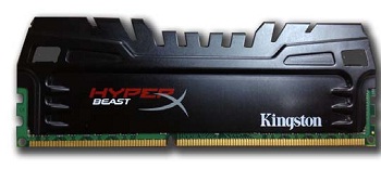 HyperX Beast 8GB (Kit 2x4GB) 1600MHz DDR3 CL9 DIMM 1.65V, ÄernÃ½ chladiÄ, XMP