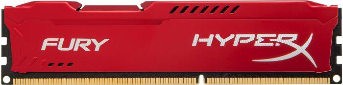 HyperX Fury 4GB 1600MHz DDR3 CL10 (10-10-10-30), ÄervenÃ½ chladiÄ