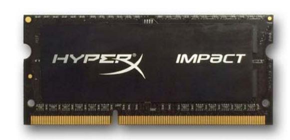 HyperX Impact 8GB 1600MHz DDR3L CL9 SODIMM 1.35V, ÄernÃ½ chladiÄ