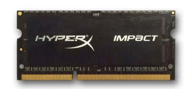HyperX Impact 16GB (Kit 2x8GB) 1600MHz DDR3L CL9 SODIMM 1.35V, ÄernÃ½ chladiÄ
