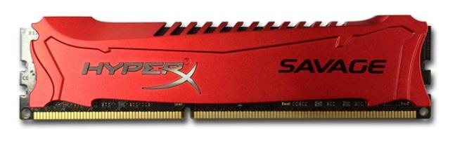 HyperX Savage 8GB 1600MHz DDR3 CL9 DIMM, ÄervenÃ½ chladiÄ, XMP