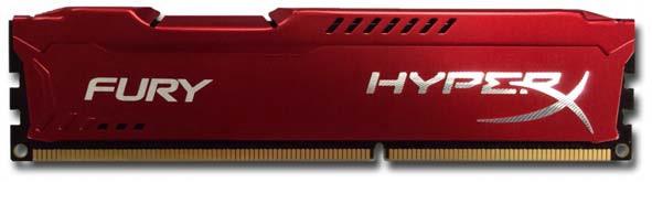 HyperX Fury 4GB 1333MHz DDR3 CL9 (9-9-9-27), ÄervenÃ½ chladiÄ