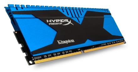 HyperX Predator 2x4GB 2666MHz DDR3 CL11 DIMM 1.65V, modrÃ½ chladiÄ