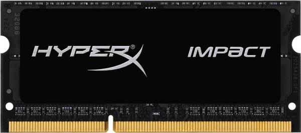 HyperX Impact 8GB (Kit 2x4GB) 1866MHz DDR3L CL11 SODIMM 1.35V, ÄernÃ½ chladiÄ