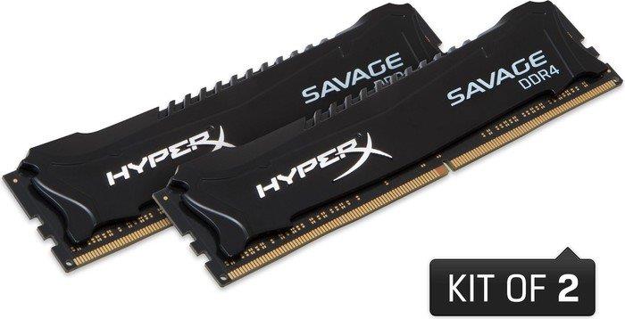 HyperX Savage 2x4GB 3000MHz DDR4 CL15 DIMM 1.35V, ÄernÃ½ chladiÄ