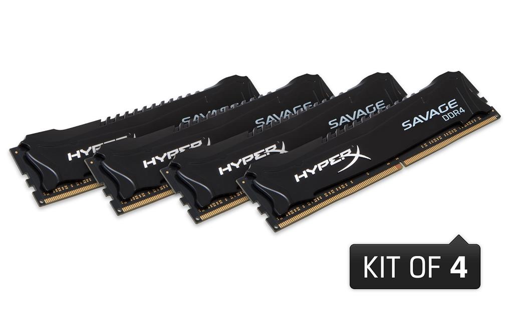 HyperX Predator Memory Black DDR4 CL15 DIMM 64GB(kit of 4)