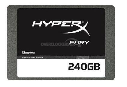 HyperX Fury SSD disk 240GB, SATA3, 2.5'', MLC, 7mm, (ÄtenÃ­/zÃ¡pis;500/500MB/s)