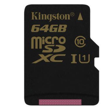 Kingston Micro SDXC karta 64GB Class 10 UHS-I (ÄtenÃ­/zÃ¡pis;90/45MB/s)