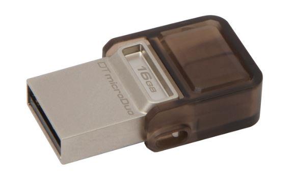 Kingston DataTraveler microDuo 16GB OTG USB 3.0 flashdisk, USB + micro USB