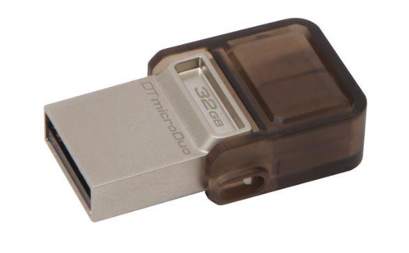 Kingston DataTraveler microDuo 32GB OTG USB 3.0 flashdisk, USB + micro USB