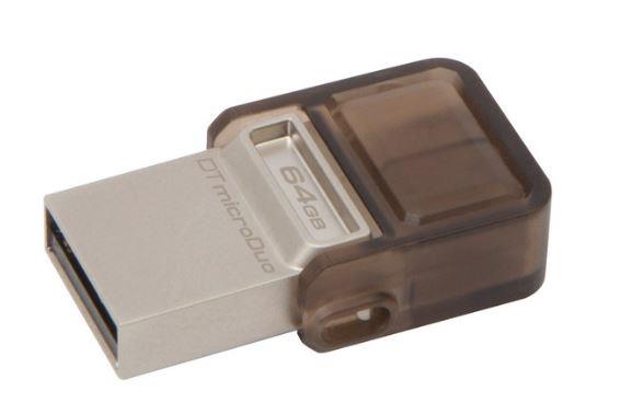 Kingston DataTraveler microDuo 64GB OTG USB 3.0 flashdisk, USB + micro USB