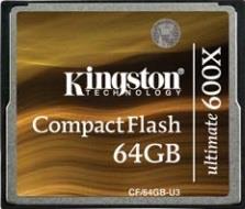 Kingston Compact Flash karta 64GB Ultimate 600x, 90/90MB/s, MediaRECOVER SW
