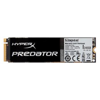 HyperX Predator 240GB PCIe Gen2 x4 (M.2) (ÄtenÃ­/zÃ¡pis; 1400/600 MB/s)