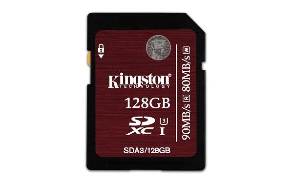Kingston SDXC karta 128GB Class 3 UHS-I (ÄtenÃ­/zÃ¡pis;90/80MB/s)