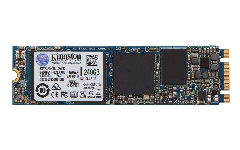 Kingston SSD disk M.2 SATA G2 240GB, ÄtenÃ­/zÃ¡pis;550/330MB/s