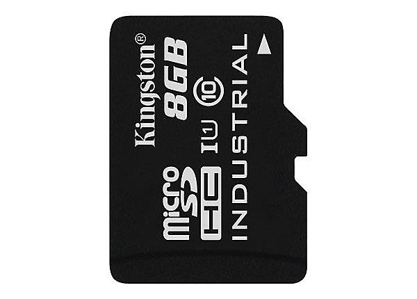 Kingston micro SDHC 8GB UHS-I Industrial Temp Card Single Pack, bez adaptÃ©ru