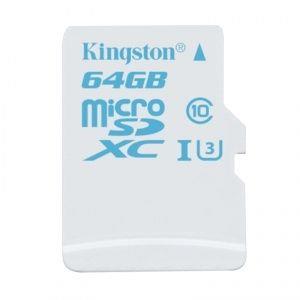 Kingston micro SDHC 64GB UHS-I U3 Action Card Single Pack, bez adaptÃ©ru