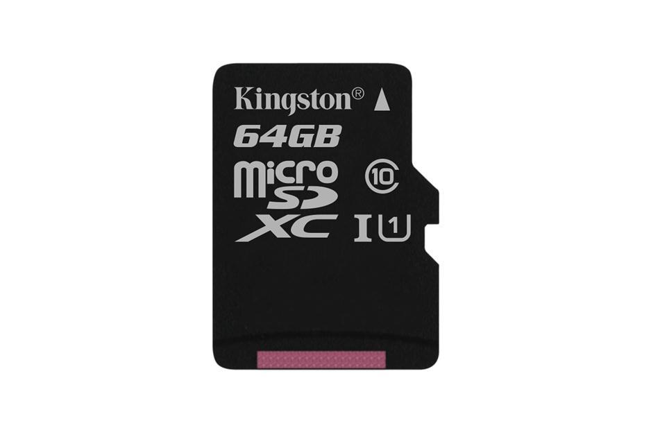 Kingston micro SDXC 64GB Class 10 UHS-I, (ÄtenÃ­/zÃ¡pis;45/10MB/s)